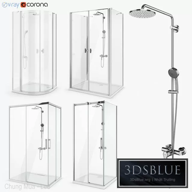 BATHROOM – SHOWER – 3DSKY Models – 1619