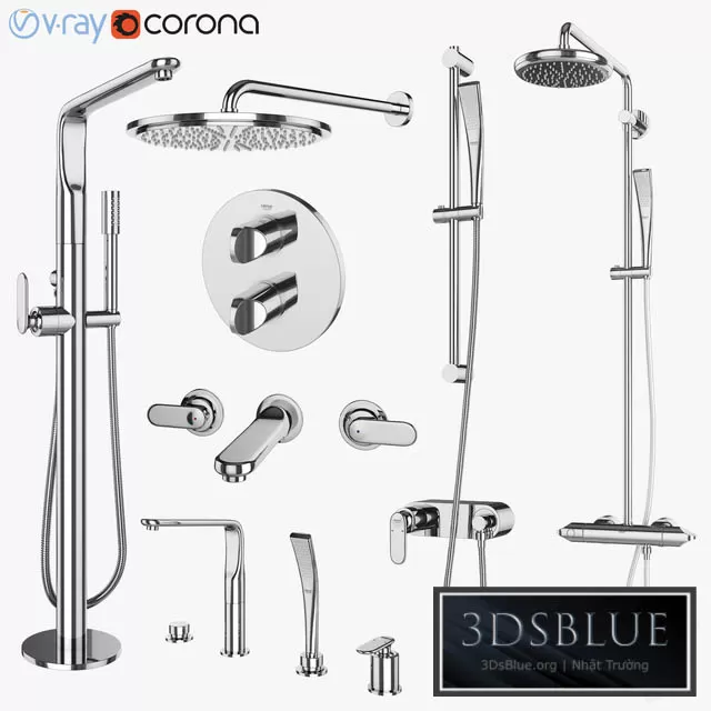 BATHROOM – SHOWER – 3DSKY Models – 1624