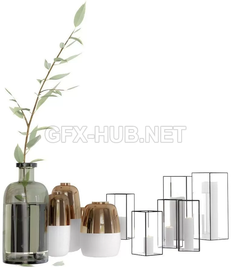 DECORATION – Candles decor set