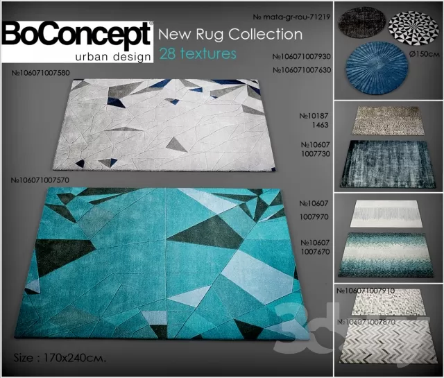 DECORATION – CARPET 3D MODELS – 056