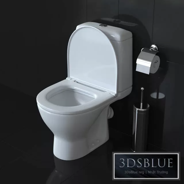 BATHROOM – TOILET & BIDET – 3DSKY Models – 1636