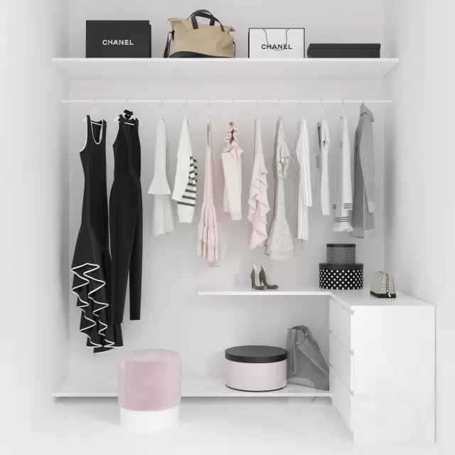 DECORATION – CLOTHES AND SHOES – 3DSKY MODELS – 005