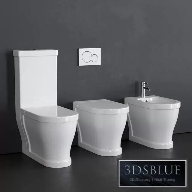BATHROOM – TOILET & BIDET – 3DSKY Models – 1642