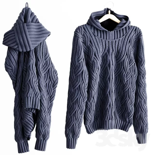 DECORATION – CLOTHES AND SHOES – 3DSKY MODELS – 072