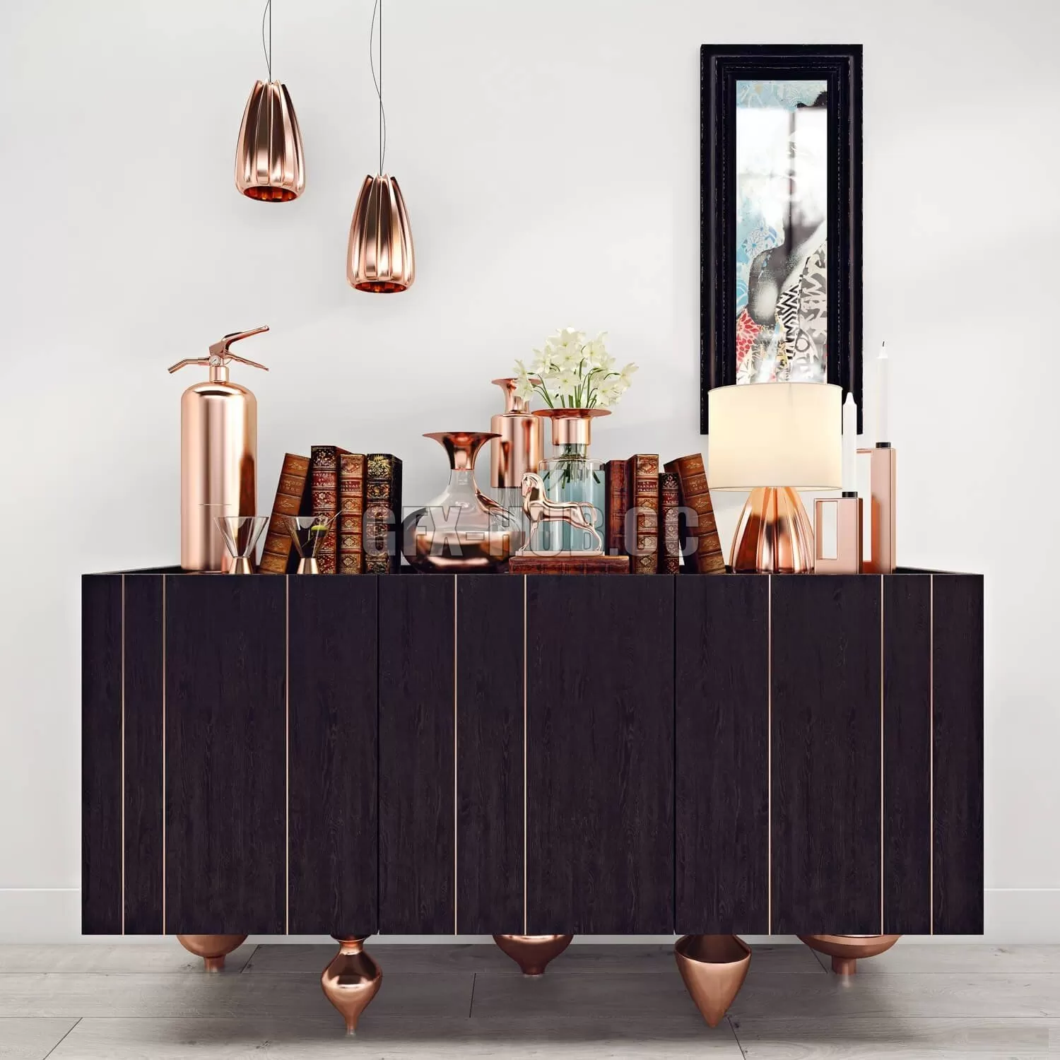 DECORATION – Credenza Decor set