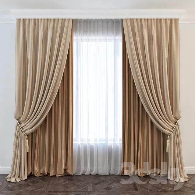 DECORATION – CURTAIN – 3DSKY MODELS – 007