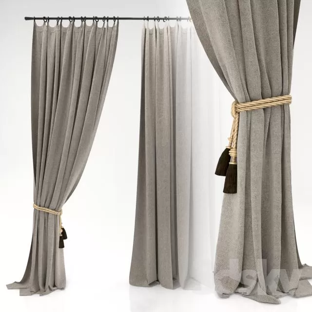 DECORATION – CURTAIN – 3DSKY MODELS – 019