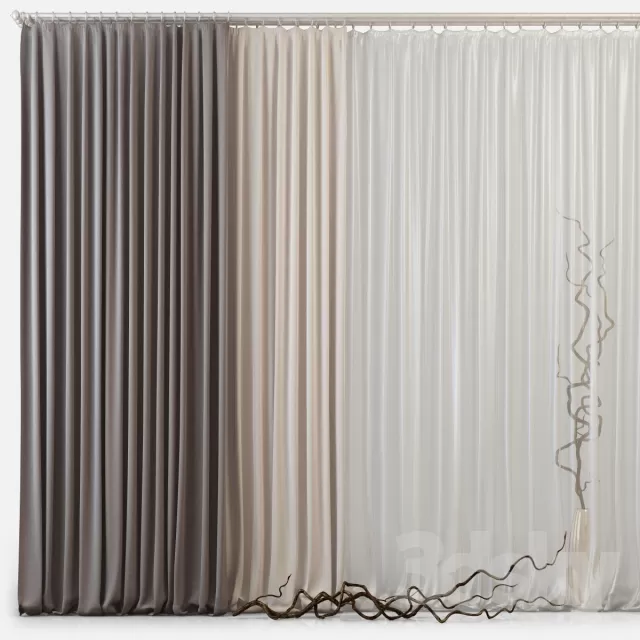 DECORATION – CURTAIN – 3DSKY MODELS – 025