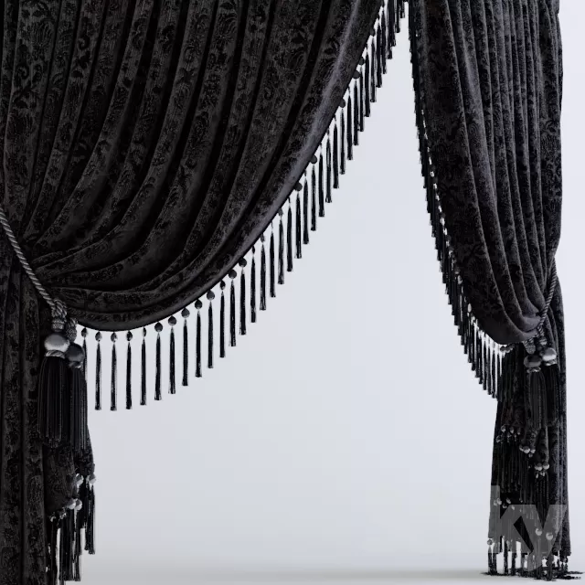 DECORATION – CURTAIN – 3DSKY MODELS – 032