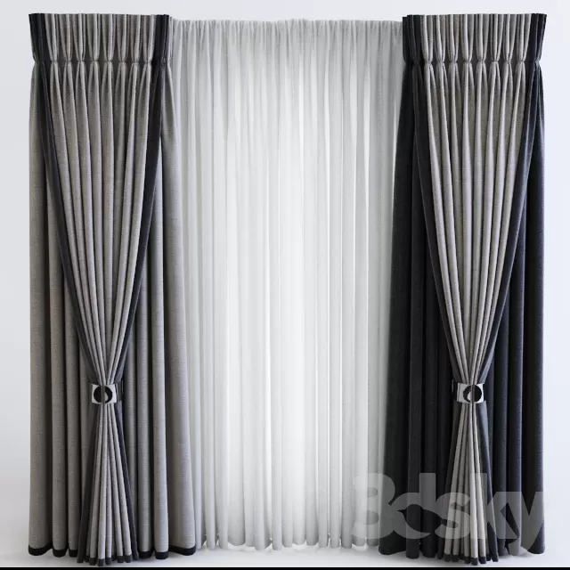 DECORATION – CURTAIN – 3DSKY MODELS – 033