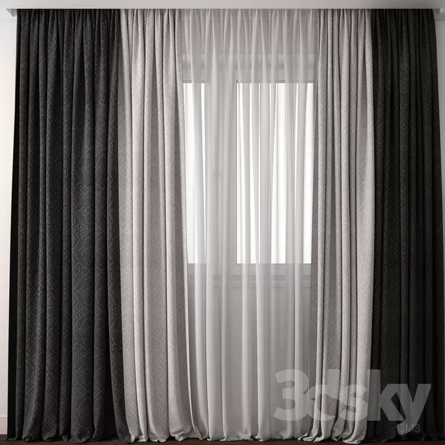 DECORATION – CURTAIN – 3DSKY MODELS – 038