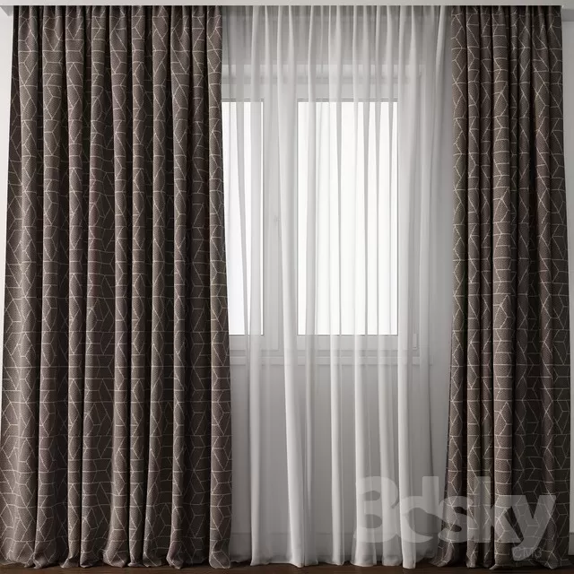 DECORATION – CURTAIN – 3DSKY MODELS – 039