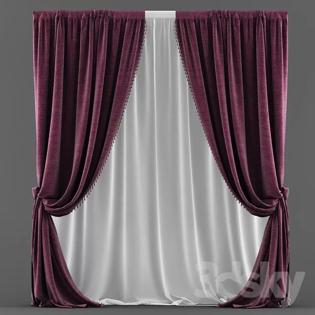 DECORATION – CURTAIN – 3DSKY MODELS – 050