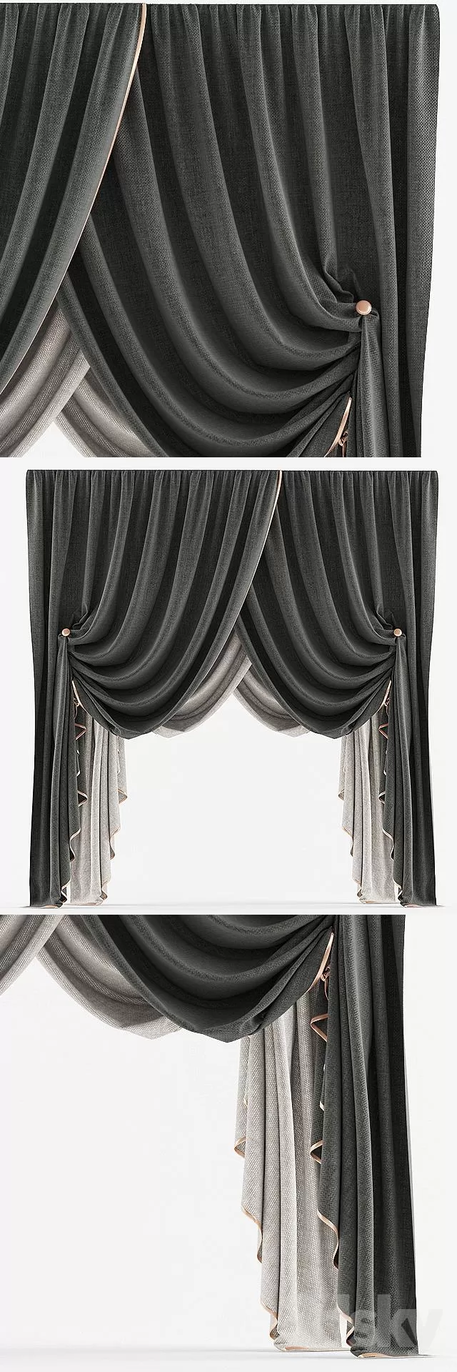 DECORATION – CURTAIN – 3DSKY MODELS – 052