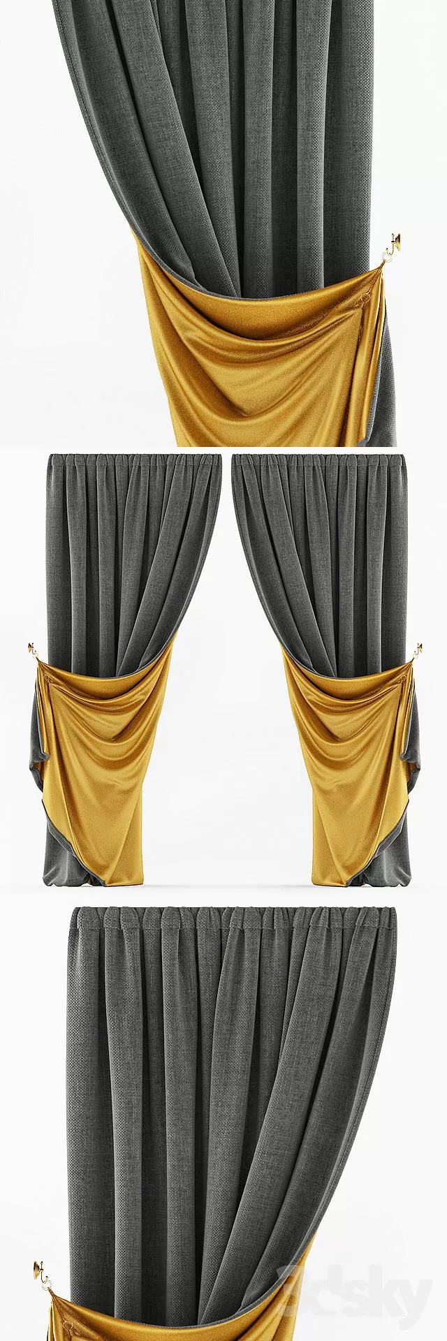 DECORATION – CURTAIN – 3DSKY MODELS – 053