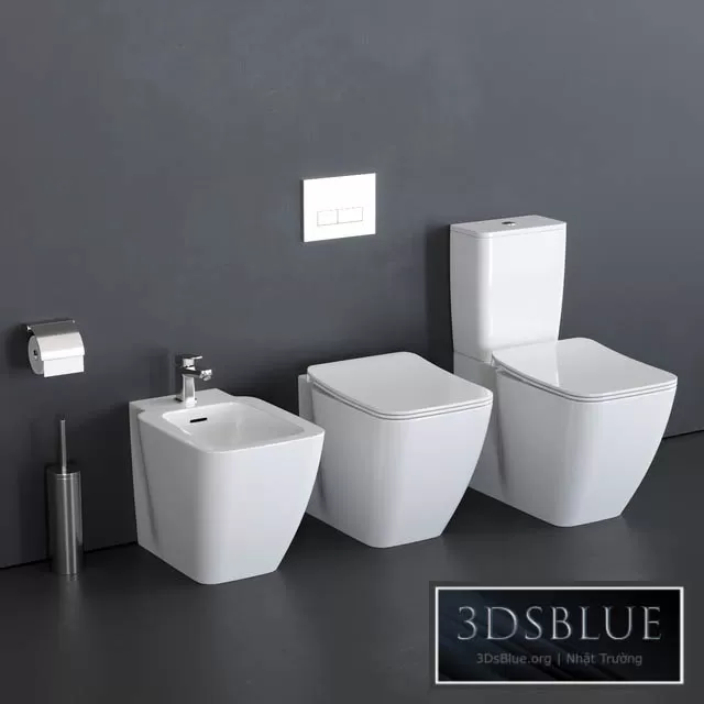 BATHROOM – TOILET & BIDET – 3DSKY Models – 1659