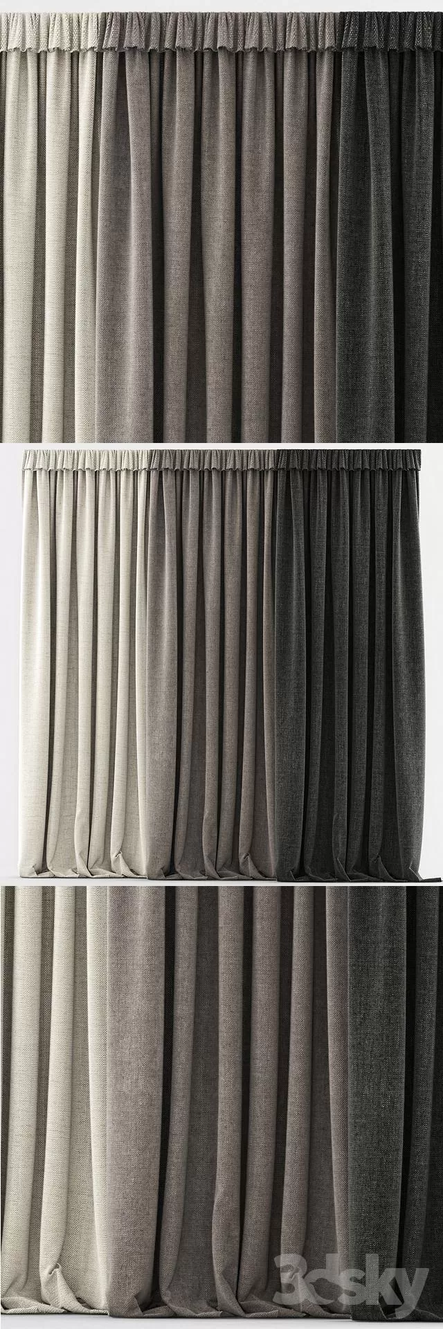 DECORATION – CURTAIN – 3DSKY MODELS – 061