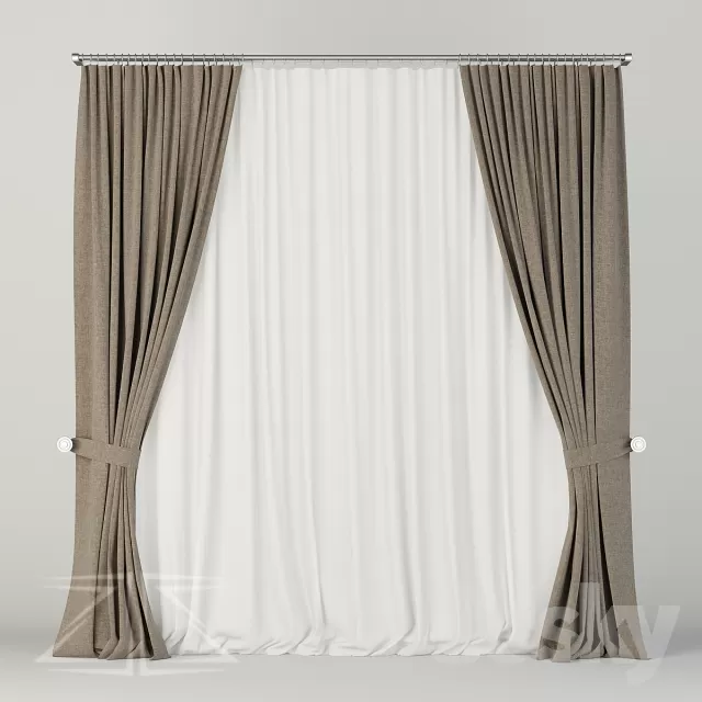 DECORATION – CURTAIN – 3DSKY MODELS – 078