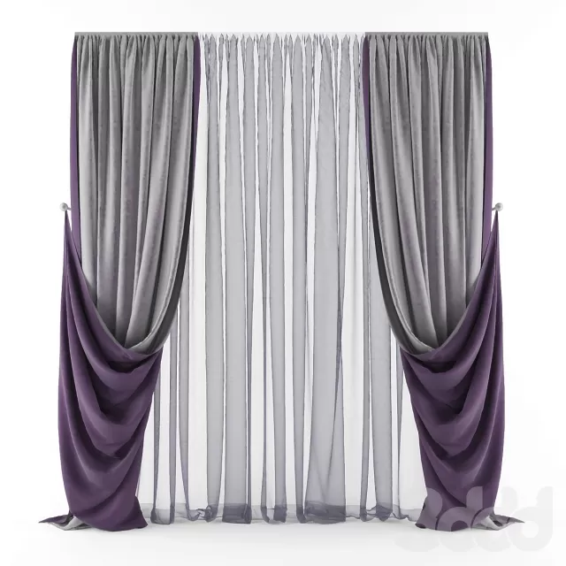 DECORATION – CURTAIN – 3DSKY MODELS – 080