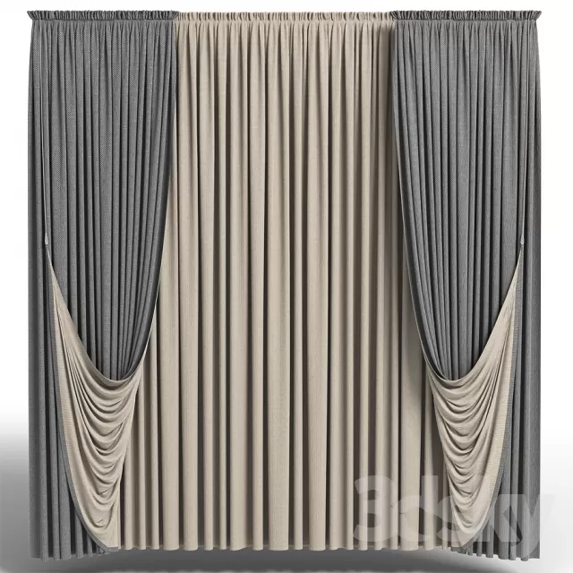 DECORATION – CURTAIN – 3DSKY MODELS – 084
