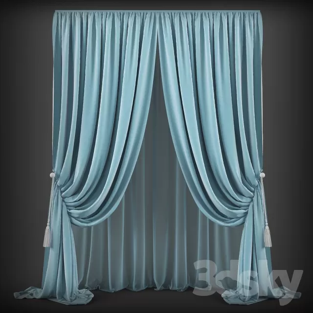 DECORATION – CURTAIN – 3DSKY MODELS – 096