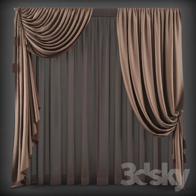 DECORATION – CURTAIN – 3DSKY MODELS – 101