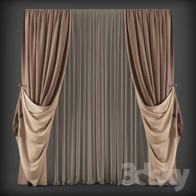 DECORATION – CURTAIN – 3DSKY MODELS – 108