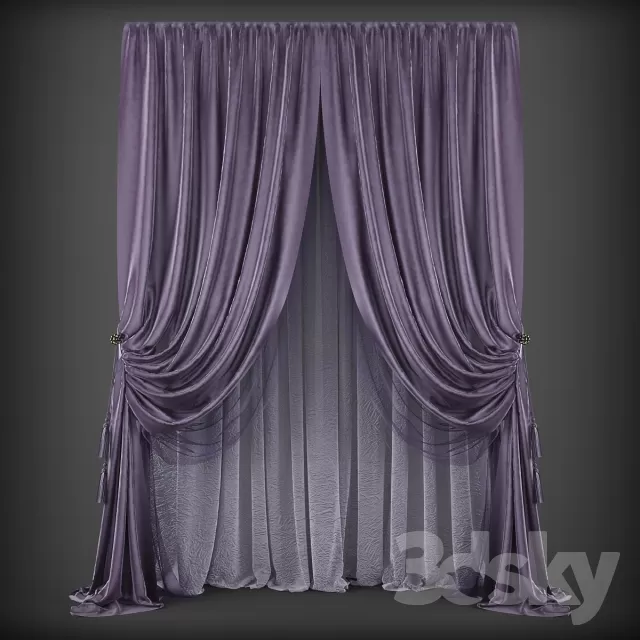 DECORATION – CURTAIN – 3DSKY MODELS – 111