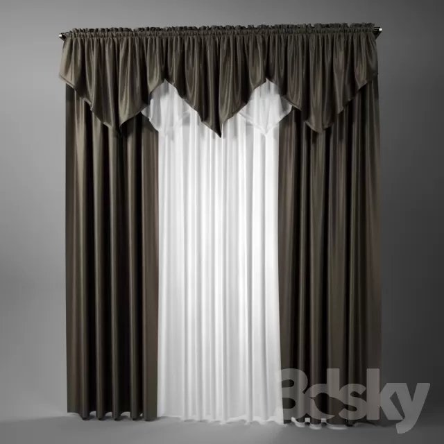 DECORATION – CURTAIN – 3DSKY MODELS – 118