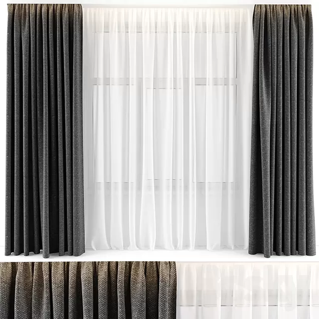 DECORATION – CURTAIN – 3DSKY MODELS – 142