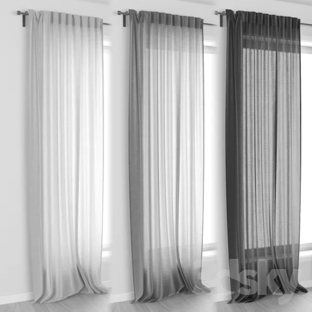 DECORATION – CURTAIN – 3DSKY MODELS – 147