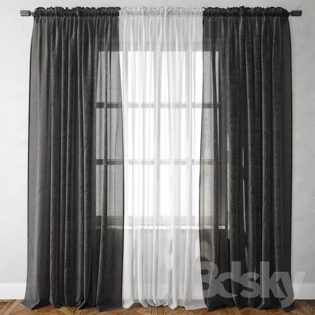DECORATION – CURTAIN – 3DSKY MODELS – 164