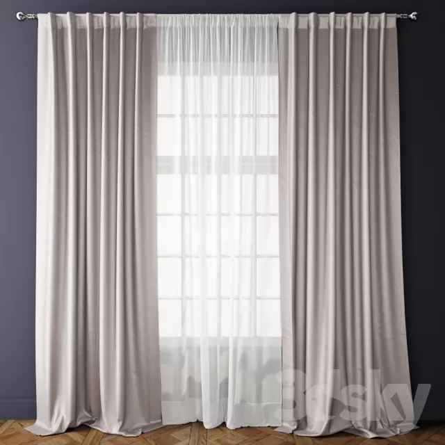 DECORATION – CURTAIN – 3DSKY MODELS – 166