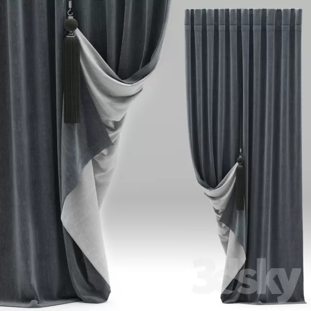 DECORATION – CURTAIN – 3DSKY MODELS – 167