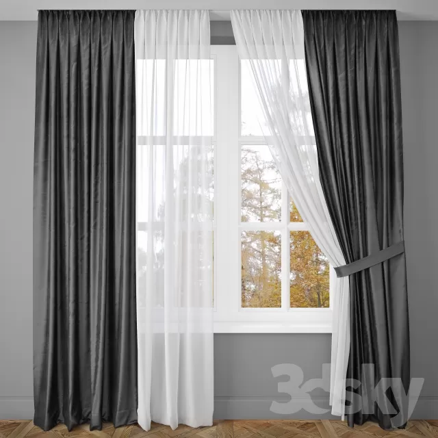 DECORATION – CURTAIN – 3DSKY MODELS – 174