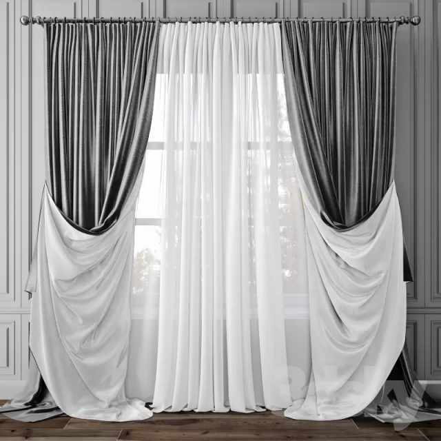 DECORATION – CURTAIN – 3DSKY MODELS – 180