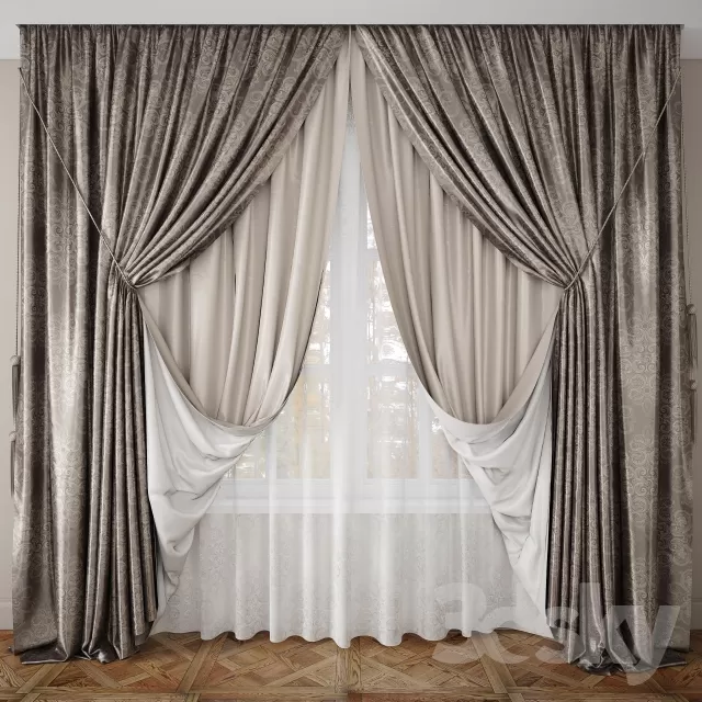 DECORATION – CURTAIN – 3DSKY MODELS – 184