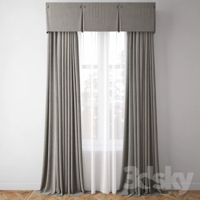 DECORATION – CURTAIN – 3DSKY MODELS – 185