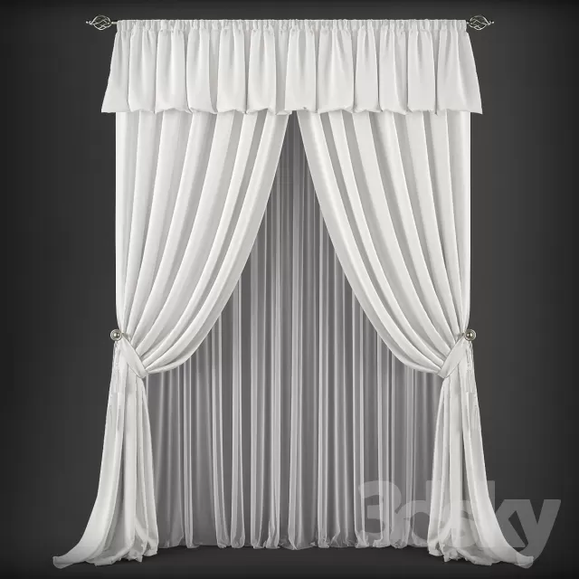 DECORATION – CURTAIN – 3DSKY MODELS – 187