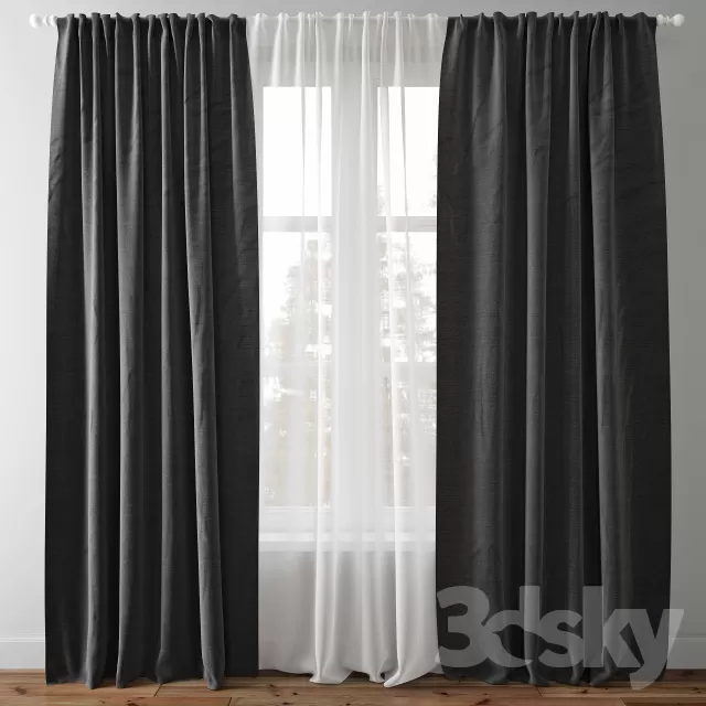DECORATION – CURTAIN – 3DSKY MODELS – 193