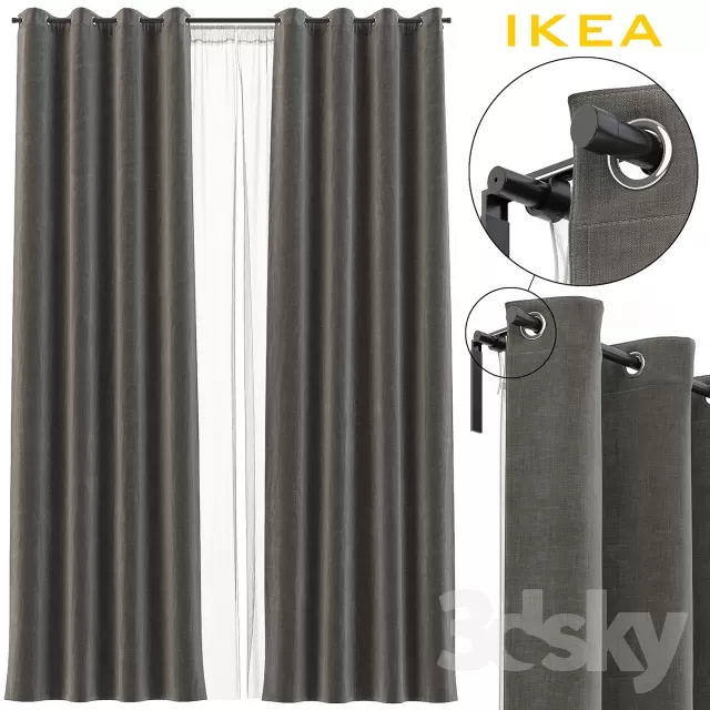 DECORATION – CURTAIN – 3DSKY MODELS – 195