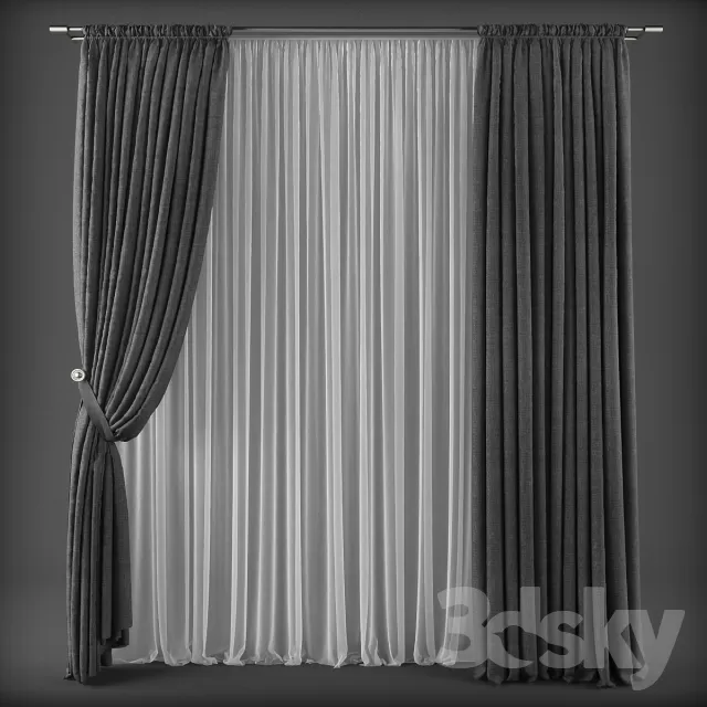DECORATION – CURTAIN – 3DSKY MODELS – 200