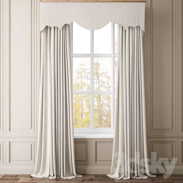 DECORATION – CURTAIN – 3DSKY MODELS – 204