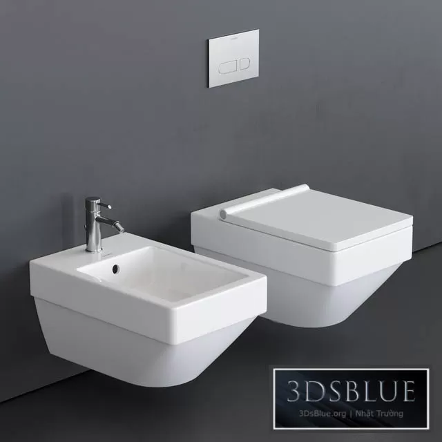 BATHROOM – TOILET & BIDET – 3DSKY Models – 1674