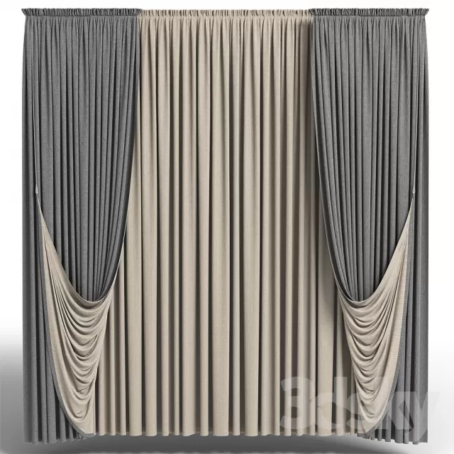 DECORATION – CURTAIN – 3DSKY MODELS – 219