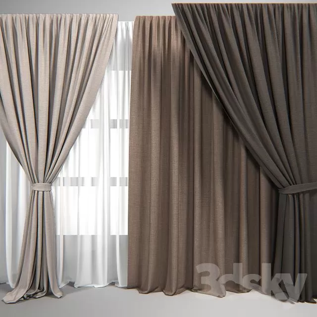 DECORATION – CURTAIN – 3DSKY MODELS – 224