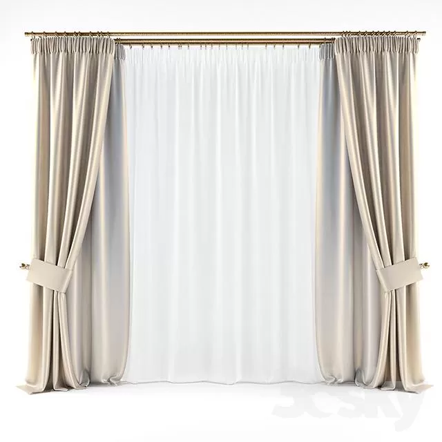 DECORATION – CURTAIN – 3DSKY MODELS – 225