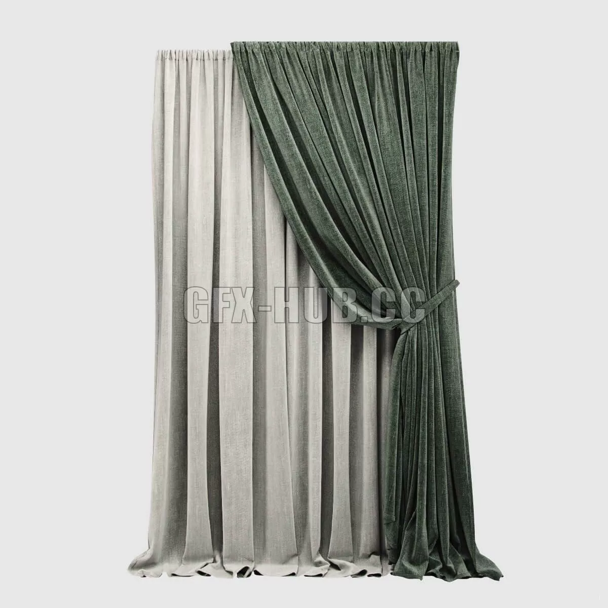 DECORATION – CURTAIN – 3DSKY MODELS – 229