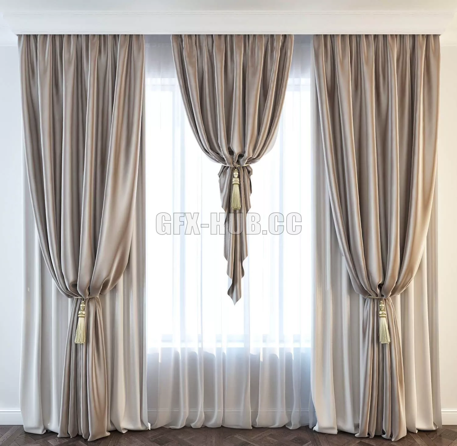 DECORATION – CURTAIN – 3DSKY MODELS – 230
