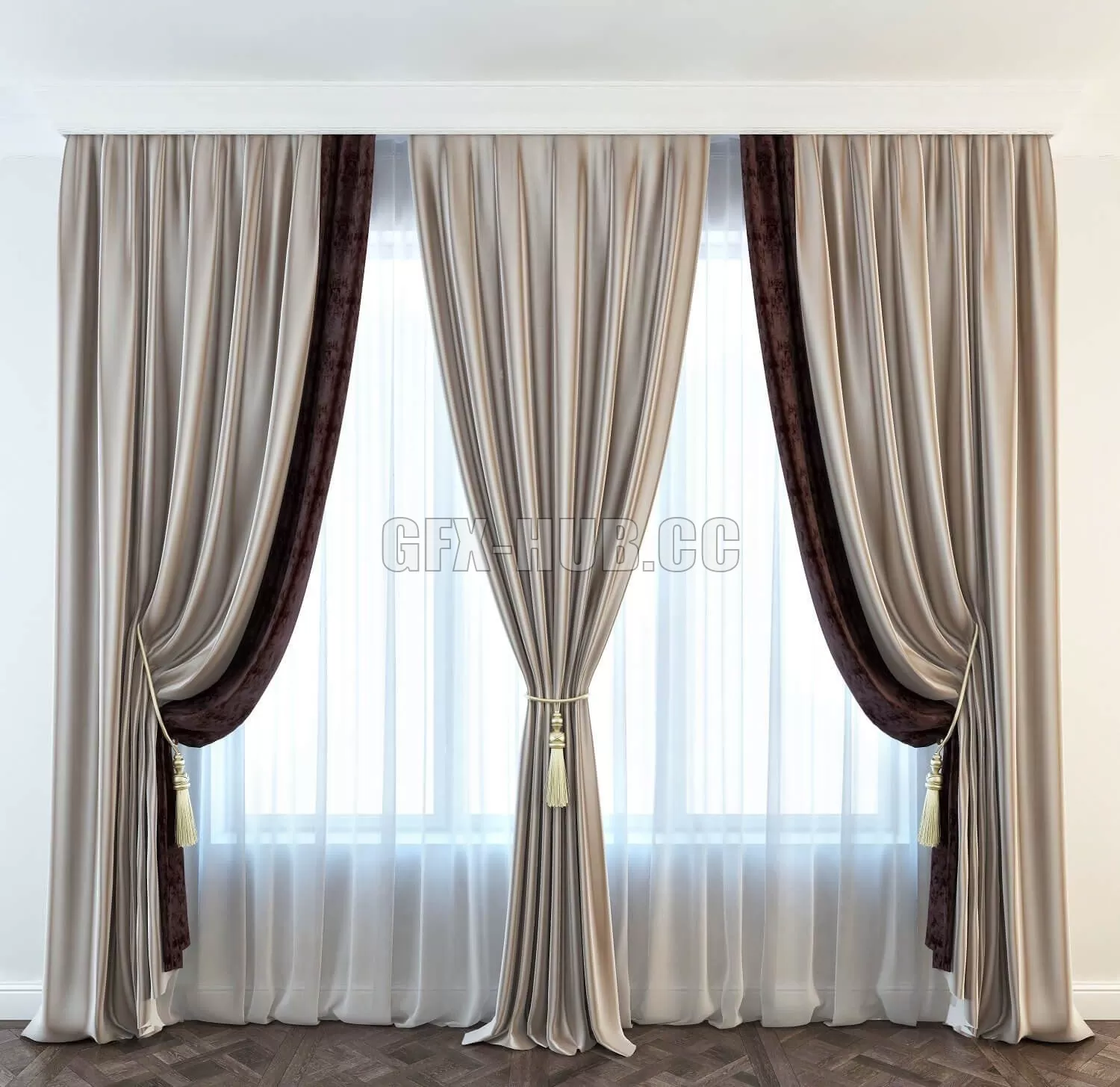 DECORATION – CURTAIN – 3DSKY MODELS – 233